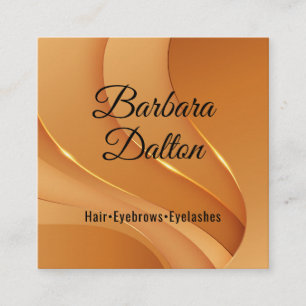 Terracotta Ocher Beige Gold Afsprakenkaartje
