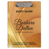 Terracotta Ocher Beige Gold Klembord (Voorkant)