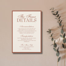 Terracotta Old Money Luxe Glam Trouwdetails