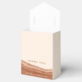Terracotta Ombre Boho Bedankdoosjes (Geopend)