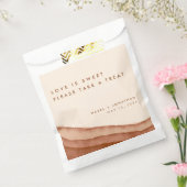 Terracotta Ombre | Minimalistische Boho-huwelijksg Bedankzakje (Gezegeld)