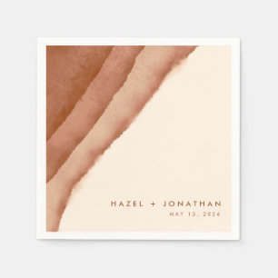 Terracotta Ombre   Minimalistische Boho Servet