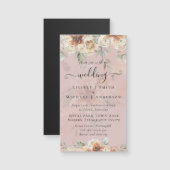 Terracotta Pampagras BOHO Bruiloft (Voorkant / Achterkant)