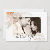 Terracotta Pampagras Tropische Bruiloft (Voorkant)