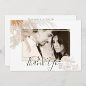 Terracotta Pampagras Tropische Bruiloft (Voorkant / Achterkant)