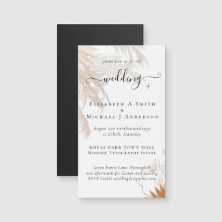 Terracotta Pampagras Tropische Bruiloft