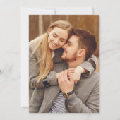 Terracotta Pampas Grass Arch Floral Foto Weddensch Kaart (Achterkant)