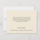  Terracotta Pampas Grass Boho Herfst Bedankkaart (Achterkant)