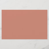 Terracotta Pampas Grass bride andgroom Flyer (Achterkant)