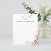 Terracotta Pampas grass Floral Date Night Idees (Staand voorkant)