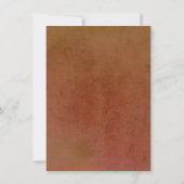 Terracotta Pampas Grass sparen de Datum Foto Save The Date (Achterkant)