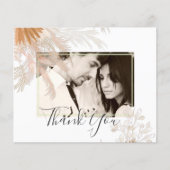 Terracotta Pampas Grass Tropical Wedding (Voorkant)