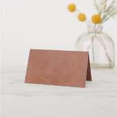 Terracotta Pampas Grass Wedding Place Card Plaatskaartje (Achterkant)