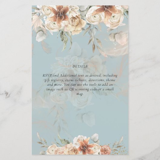 Terracotta Pampasgras BOHO Bruiloft (Achterkant)