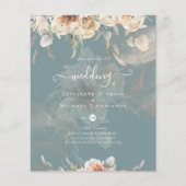 Terracotta Pampasgras BOHO Bruiloft Flyer (Voorkant)