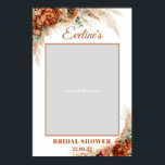 Terracotta pampasgras bruidsdouche fotorekwisiet poster<br><div class="desc">Terracotta pampas gras bruidsfeest selfie frame foto prop, </div>