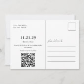 Terracotta Papel Picado Foto Save the Date (Achterkant)