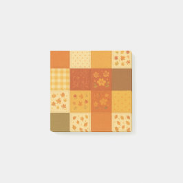 Terracotta Patchwork Dekbed Rustieke Boerderij Blo Post-it® Notes