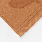 Terracotta Patchwork Quilt Rustieke Boerderij Bloe Fleece Deken (Hoek)