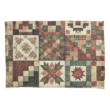 Terracotta Patchwork Quilt rustieke boerderij