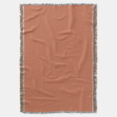 Terracotta Persoonlijke Gezellige Thuis Deken (Voorkant Verticaal)