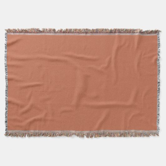 Terracotta Persoonlijke Gezellige Thuis Deken (Voorkant)