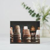 Terracotta Plant Pots Briefkaart (Staand voorkant)