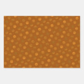 Terracotta Polka Dots Modern & Elegant Kerstmis Inpakpapier Vel (Voorkant 3)