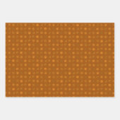 Terracotta Polka Dots Modern & Elegant Kerstmis Inpakpapier Vel (Voorkant 2)