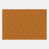 Terracotta Polka Dots Modern & Elegant Kerstmis Inpakpapier Vel (Voorkant)