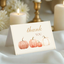 Terracotta Pompoen Baby Shower