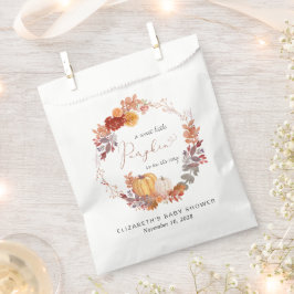 Terracotta pompoen herfst Baby shower Bedankzakje