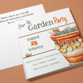 Terracotta Pot met Schattigee Slak in het Tuinfees Kaart