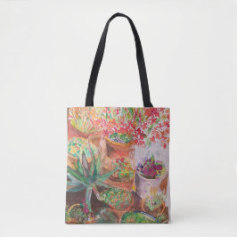 Terracotta Pots schilderen door MirandaPA Canvas t Tote Bag