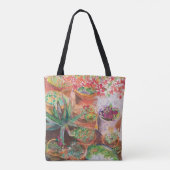 Terracotta Pots schilderen door MirandaPA Canvas t Tote Bag (Achterkant)
