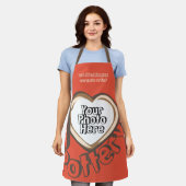 Terracotta Pottenbakkerij Liefde Schort (Gedragen)