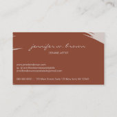 Terracotta Pottery Ceramic Artist Tool Sculpturing Visitekaartje (Achterkant)