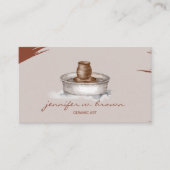 Terracotta Pottery Ceramic Artist Tool Sculpturing Visitekaartje (Voorkant)