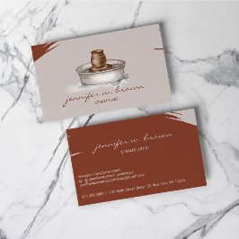 Terracotta Pottery Ceramic Artist Tool Sculpturing Visitekaartje