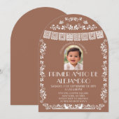 Terracotta Primer Añito Boy Arch Photo Kaart (Voorkant / Achterkant)