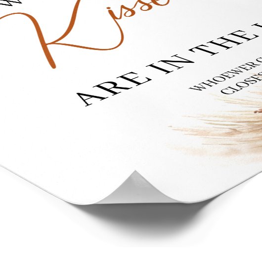 Terracotta Raad hoeveel kusjes er in de pot zitten Poster (Hoek)