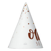 Terracotta Rainbow 1st Birthday Feesthoedjes (Links)