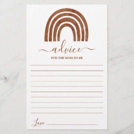 Terracotta Rainbow-advies voor de moeder om kaart 