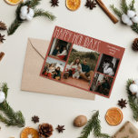Terracotta Red Boho Polka Dot Five-Photo Feestdagenkaart<br><div class="desc">Deze terracotta red boho polka stip met vijf foto's is perfect voor je moderne bohemische vakantiegroet. Het klassieke rustige, maar delicate, handgetekende lettertype geeft het een oorvolle blik, terwijl het schattig en eenvoudig blijft. De polka stippen komen in de aardtoon van rood, sage groen, wazige roze, terracotta, roest, en bruin....</div>
