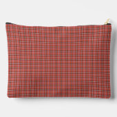 Terracotta Red Plaid Retro Color Etui (Achterkant)