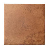 Terracotta red simple rustic tegeltje (Voorkant)
