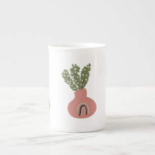 Terracotta Regenboog Natuurlijke Planter Speciale Porselein Kop