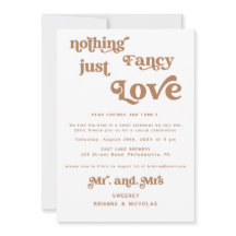 Terracotta Retro Elopement Foto Huwelijk