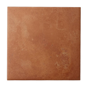 Terracotta rode eenvoudige rustieke tegeltje