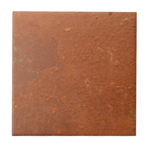 Terracotta rode eenvoudige rustieke tegeltje